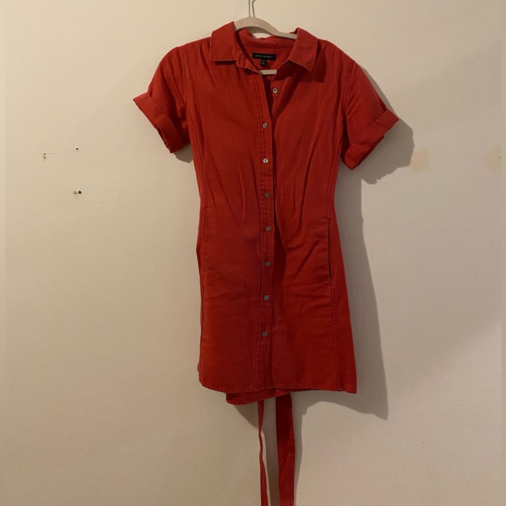 Banana Republic red dress